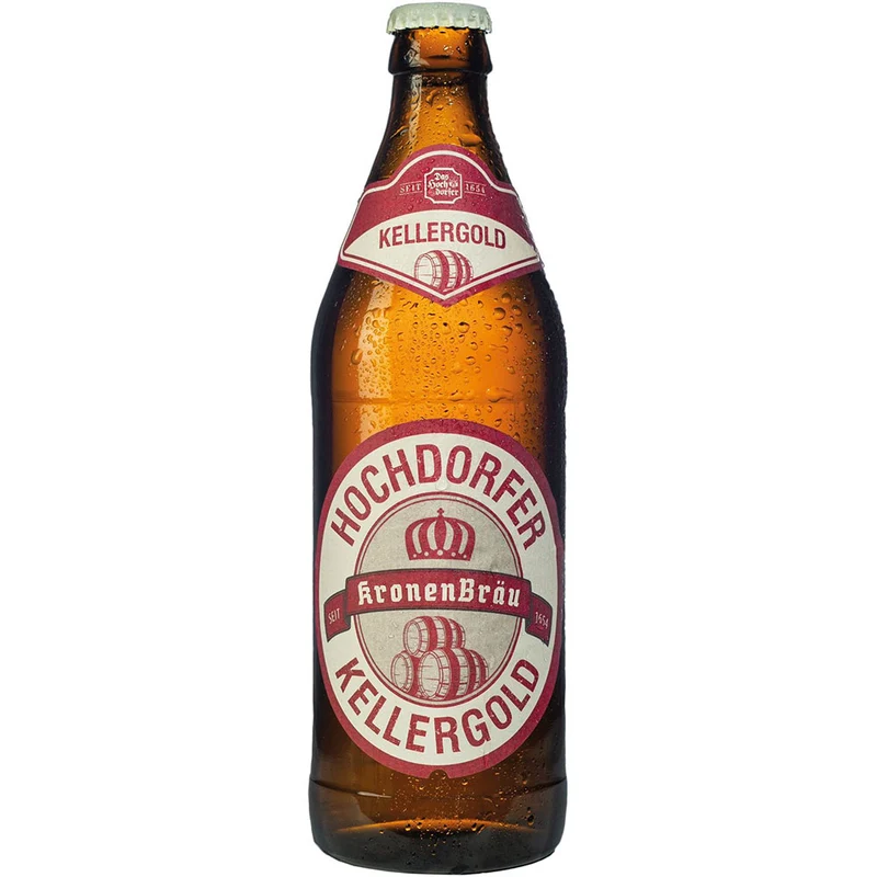 Hochdorfer KellerGold naturtrüb 20x 0,5 Liter (MEHRWEG)