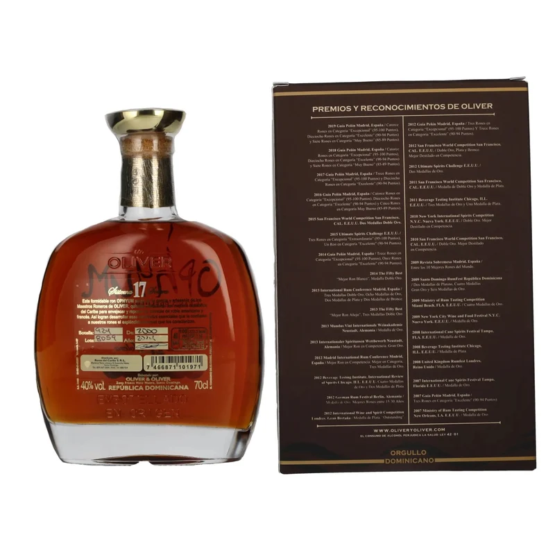 Ophyum 17 Metódo Solera Grand Premiere Rhum 40% Vol. 0,7l in Geschenkbox