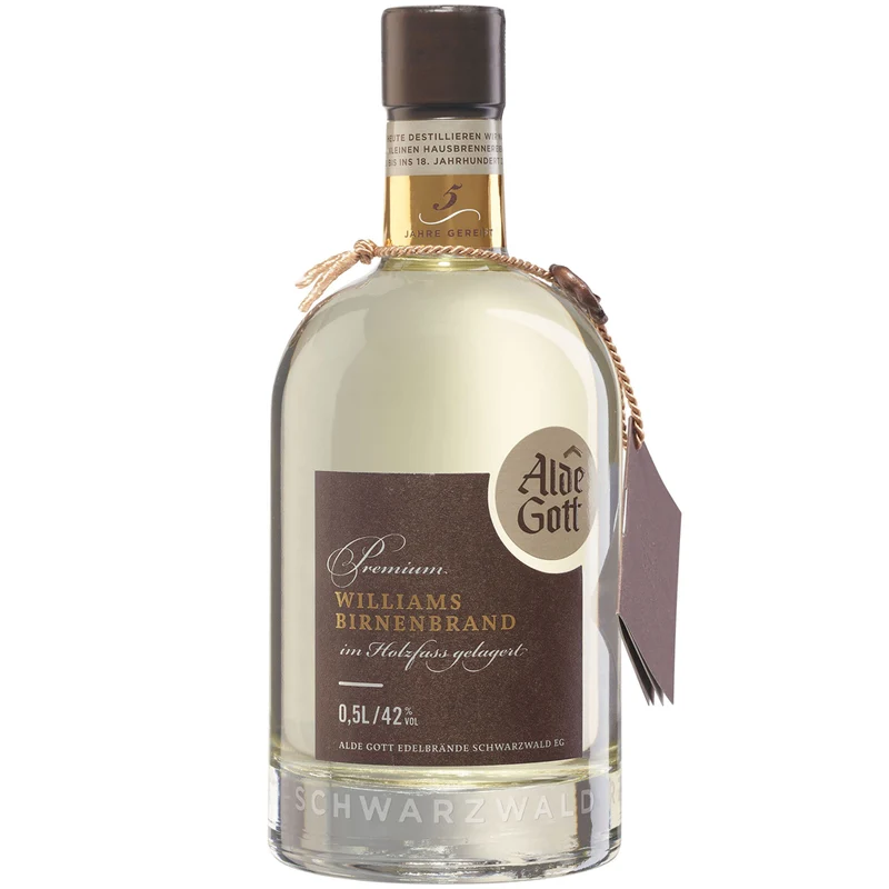Alde Gott Premium Williams Birnenbrand 42% 0,5 Liter