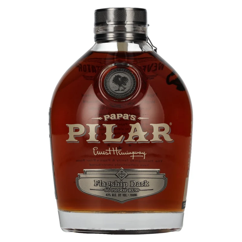 Papa's Pilar Solera FLAGSHIP DARK RUM 43% Vol. 0,7l