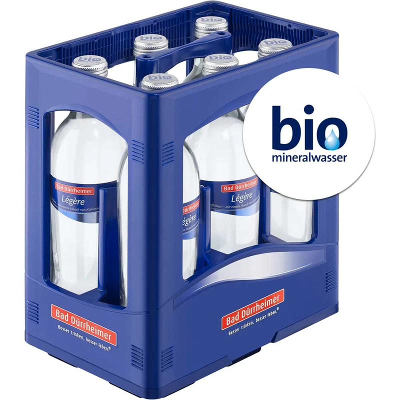 Bad Dürrheimer Mineralwasser Légère 6x 1 Liter (MEHRWEG)