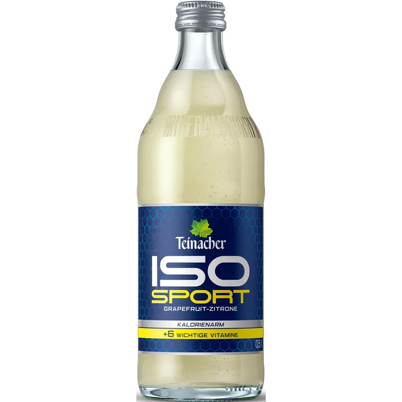 Teinacher ISO Grape-Zitrone 12x 0,5 Liter (MEHRWEG)