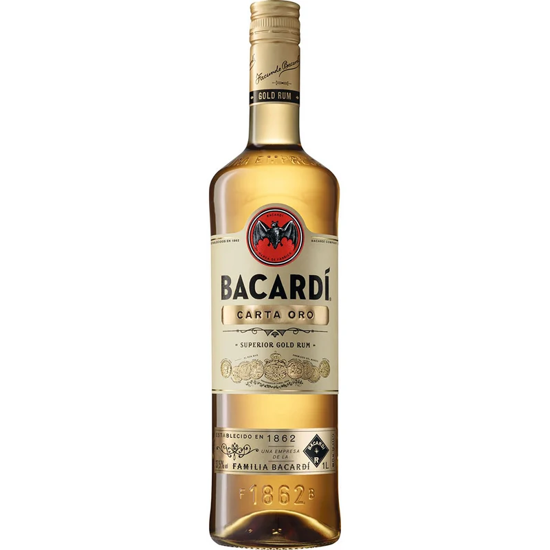 Bacardí Carta Oro Gold Rum 37,5% 1 Liter