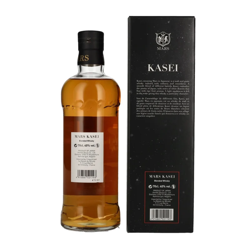 Mars KASEI Blended Whisky 40% Vol. 0,7l in Geschenkbox