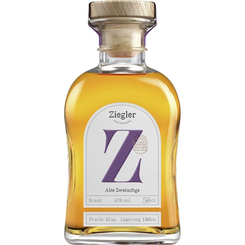 Ziegler Alte Zwetschge Brand 43% 0,5 Liter