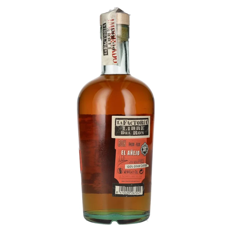 La Factoría Libre Del Ron El Añejo 40% Vol. 0,7l