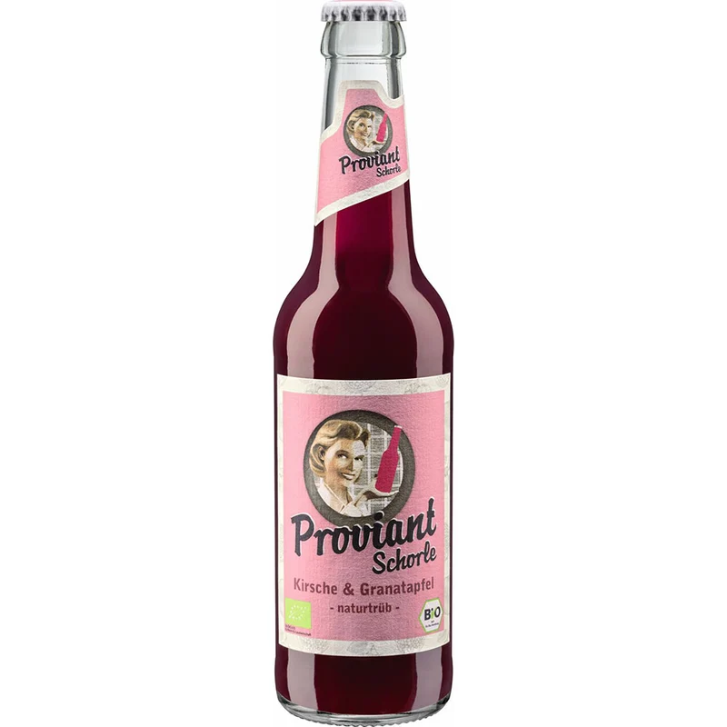 Proviant Schorle Kirsche & Granatapfel 24x 0,33 Liter (MEHRWEG)