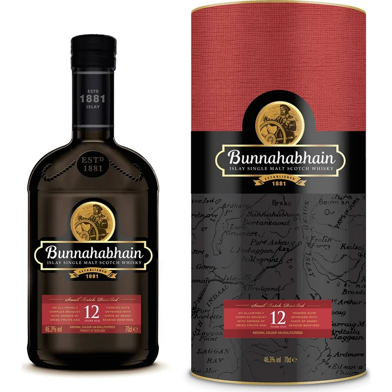 Bunnahabhain 12 Jahre Single Malt Scotch Whisky 46,3% 0,7 Liter