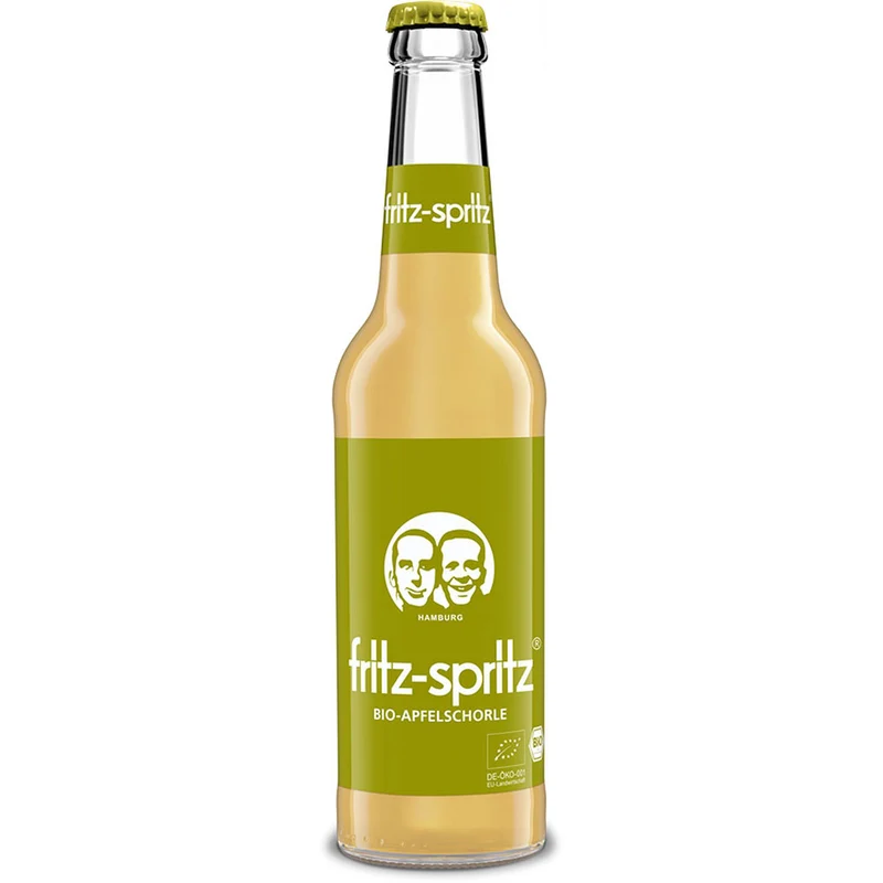 Fritz Spritz Bio Apfelschorle 24x 0,33 Liter (MEHRWEG)