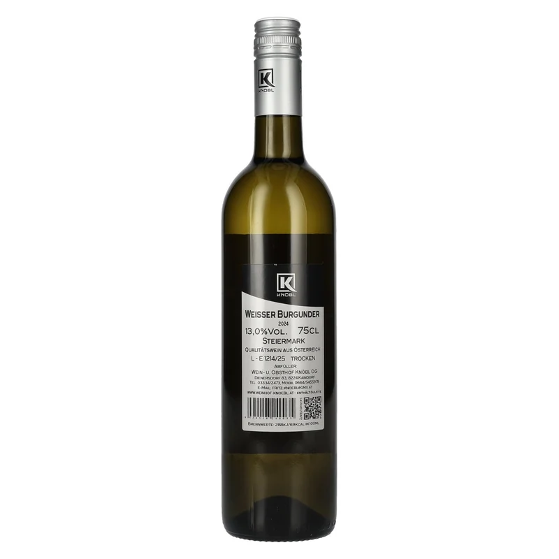 Knöbl Weisser Burgunder 2024 13% Vol. 0,75l