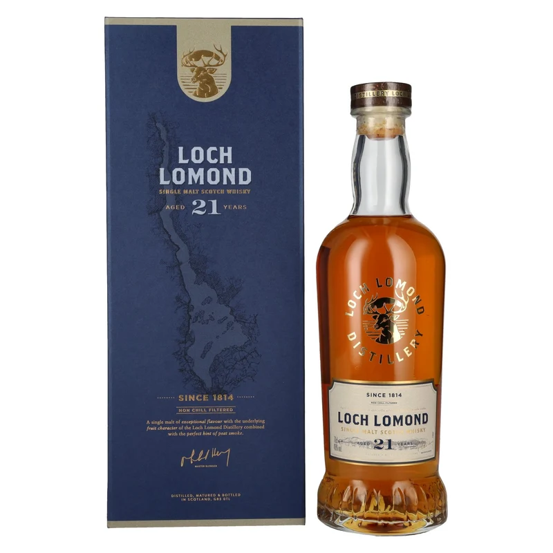 Loch Lomond 21 Years Old Single Malt 46% Vol. 0,7l in Geschenkbox