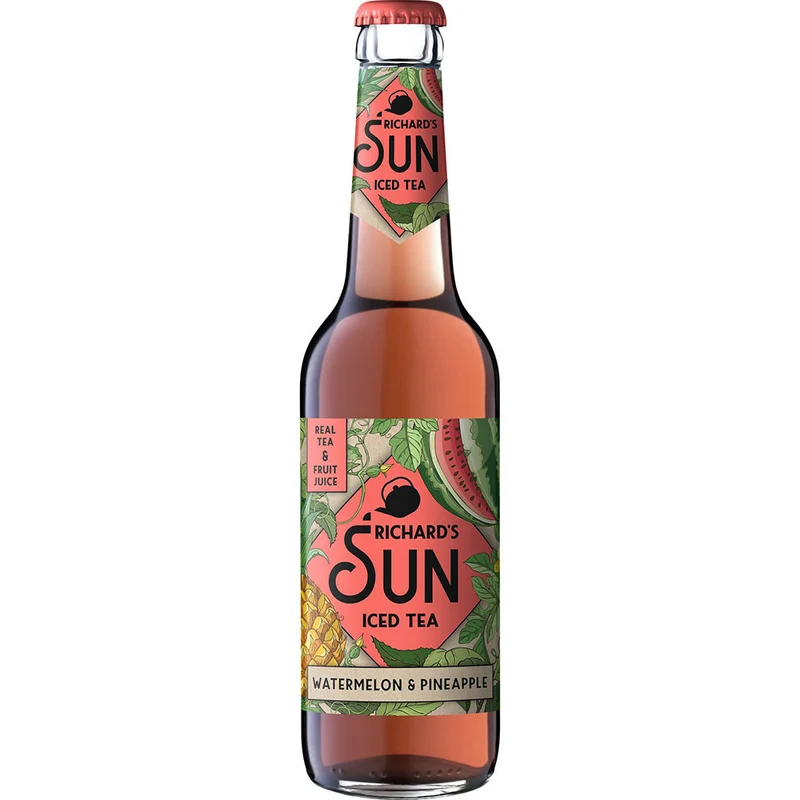 Richard's Sun Eistee Watermelon-Pineapple 24x 0,33 Liter (MEHRWEG)