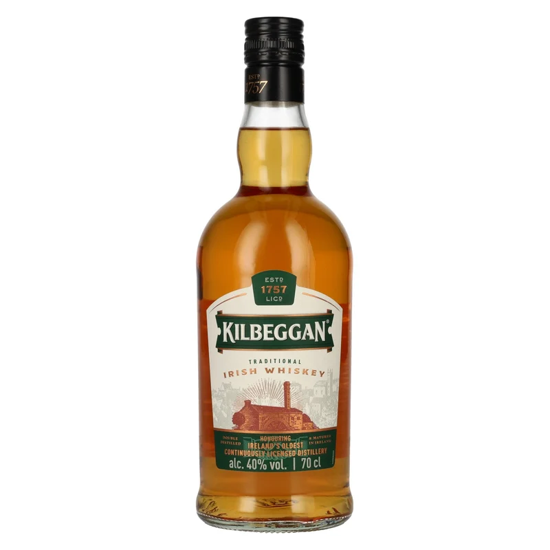 Kilbeggan Traditional Irish Whiskey 40% Vol. 0,7l
