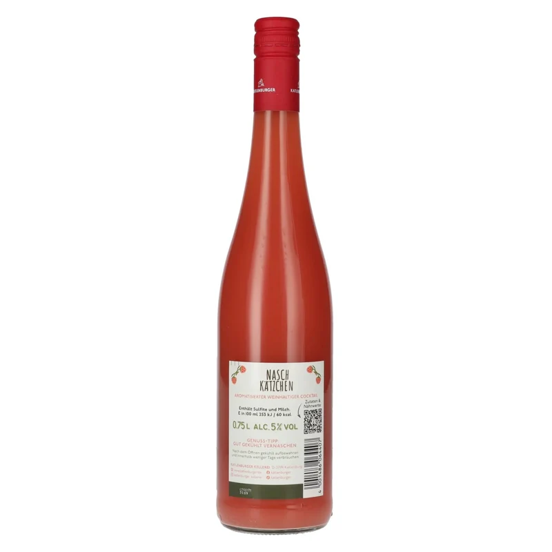 Katlenburger Naschkätzchen Erdbeer-Drink 5% Vol. 0,75l