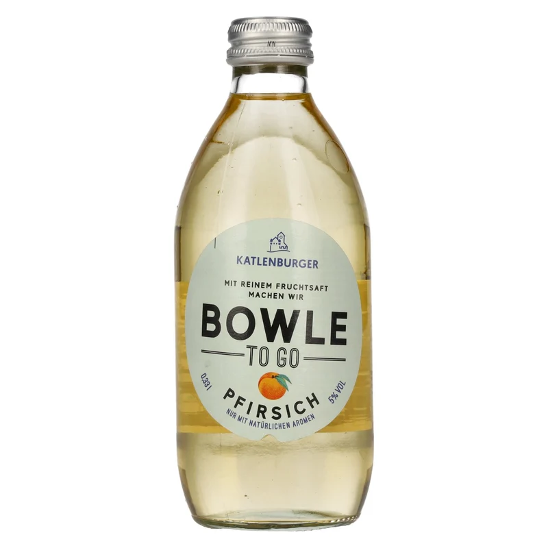 Katlenburger Bowle-To-Go Pfirsich 5% Vol. 0,33l