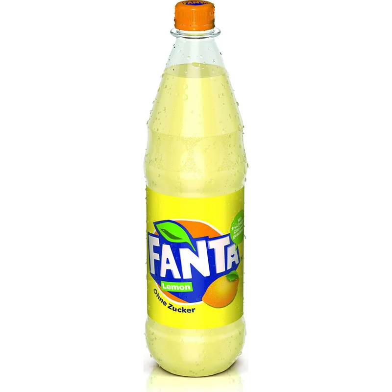 Fanta Lemon Zero ohne Zucker PET 12x 1 Liter (MEHRWEG)