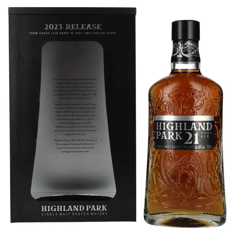 Highland Park 21 Years Old Release 2023 46% Vol. 0,7l in Geschenkbox