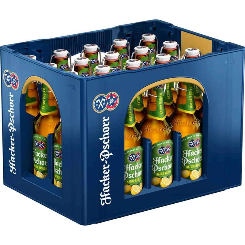 Hacker-Pschorr Natur Radler Bügel 20x 0,5 Liter (MEHRWEG)