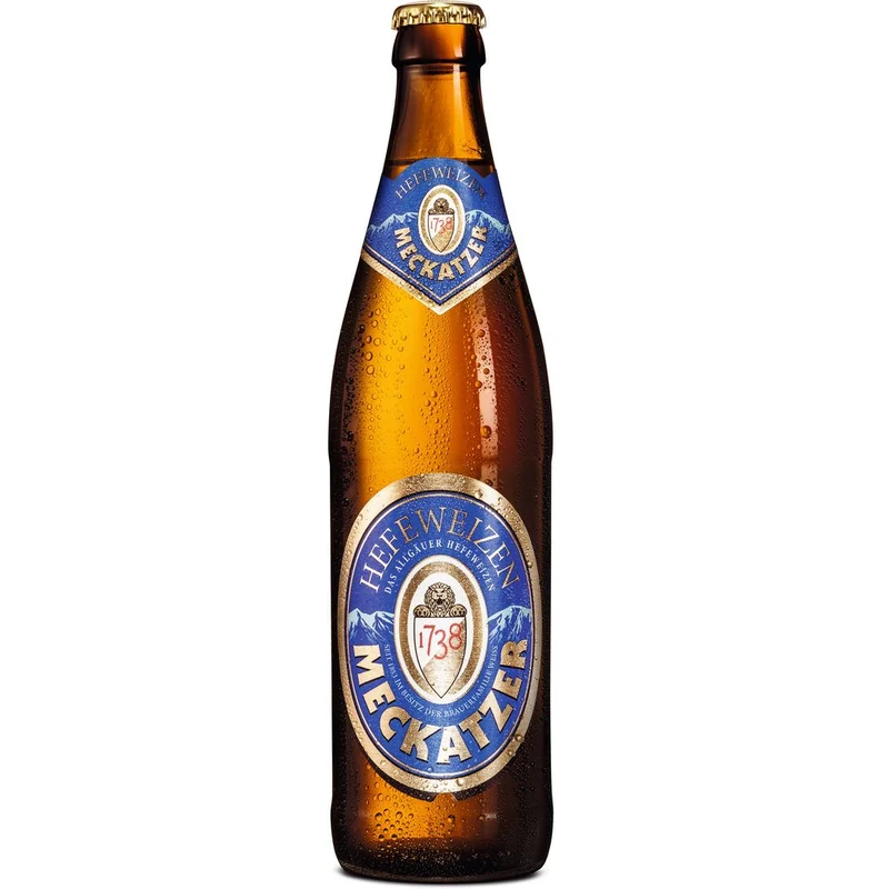 Meckatzer Hefeweizen Hell 20x 0,5 Liter (MEHRWEG)
