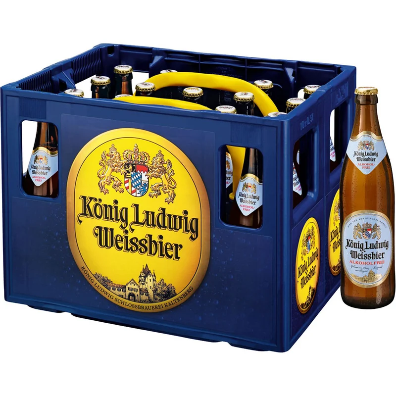 König Ludwig Weißbier Alkoholfrei 20x 0,5 Liter (MEHRWEG)