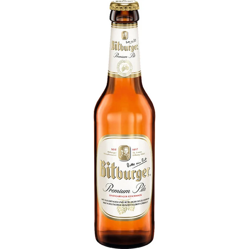 Bitburger Premium Pils 24x 0,33 Liter (MEHRWEG)