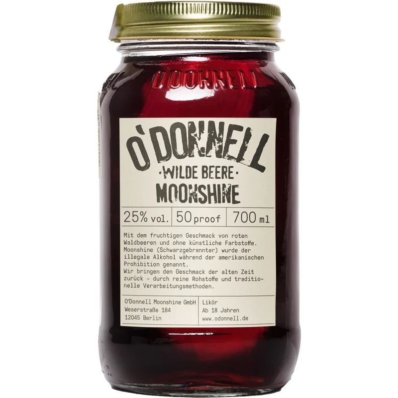 O'Donnell Moonshine Wilde Beere 25% 0,7 Liter