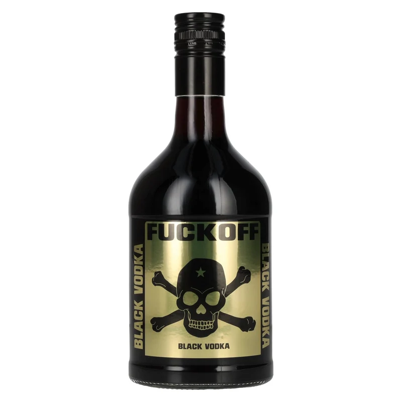 Fuckoff BLACK Vodka 40% Vol. 0,7l
