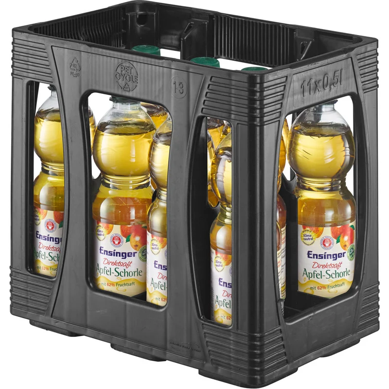 Ensinger Direkt Apfelschorle PET 11x 0,5 Liter (EINWEG)