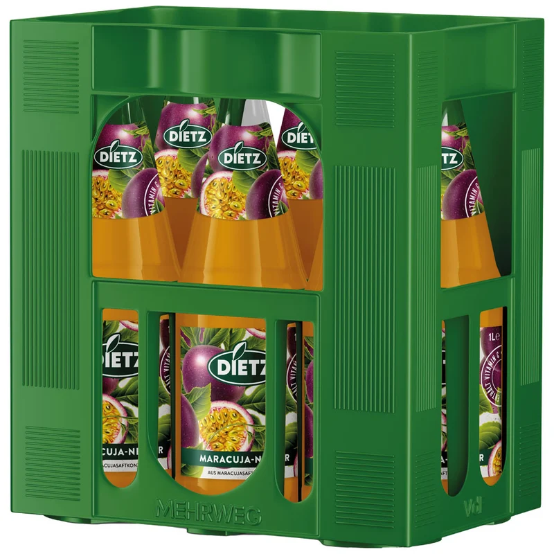 Dietz Maracuja-Nektar 6x 1 Liter (MEHRWEG)