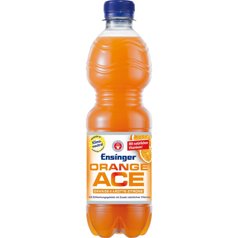 Ensinger ACE Orangen-Karotten-Zitronen PET 11x 0,5 Liter (MEHRWEG)