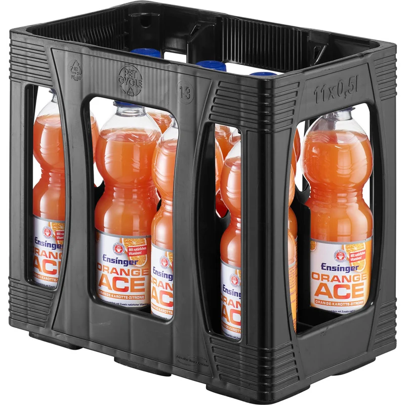 Ensinger ACE Orangen-Karotten-Zitronen PET 11x 0,5 Liter (MEHRWEG)