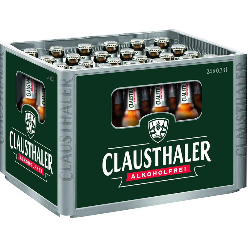 Clausthaler 24x 0,33 Liter (MEHRWEG)
