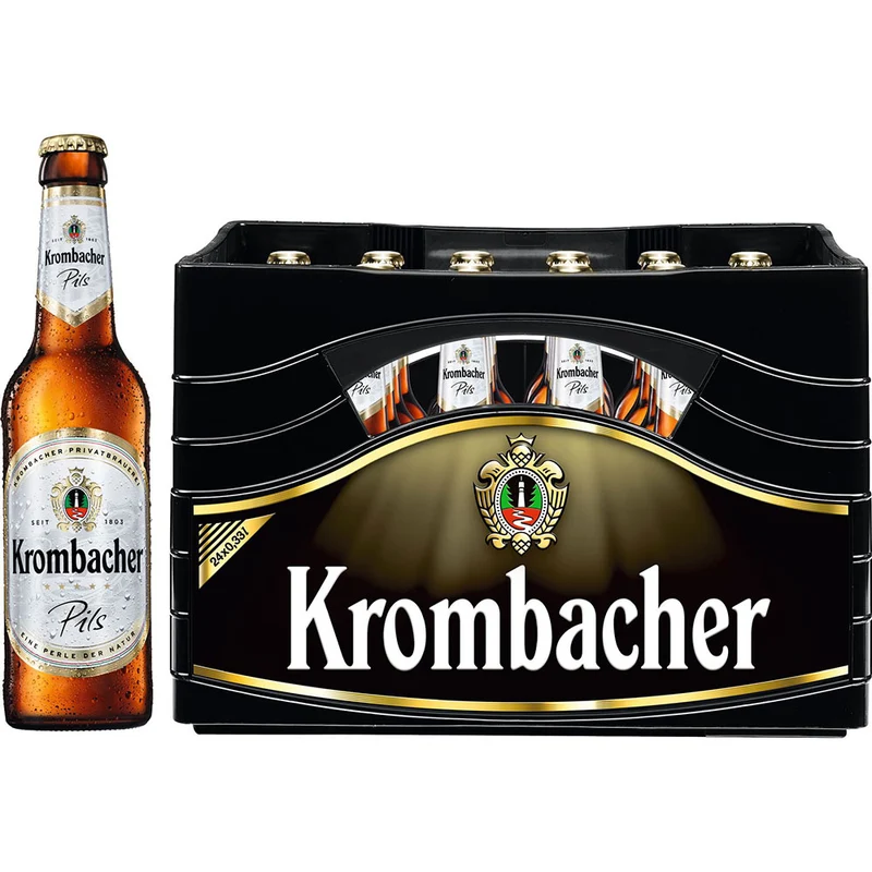 Krombacher Pils 24x 0,33 Liter (MEHRWEG)