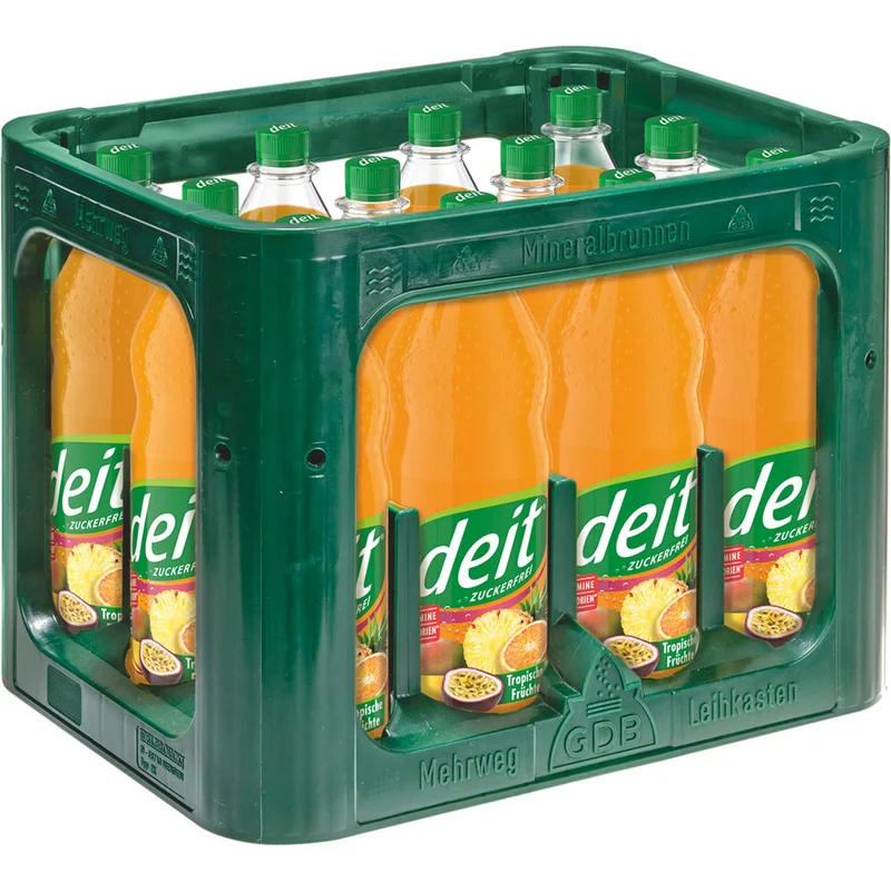 Deit Tropische Früchte PET 12x 1 Liter (MEHRWEG)