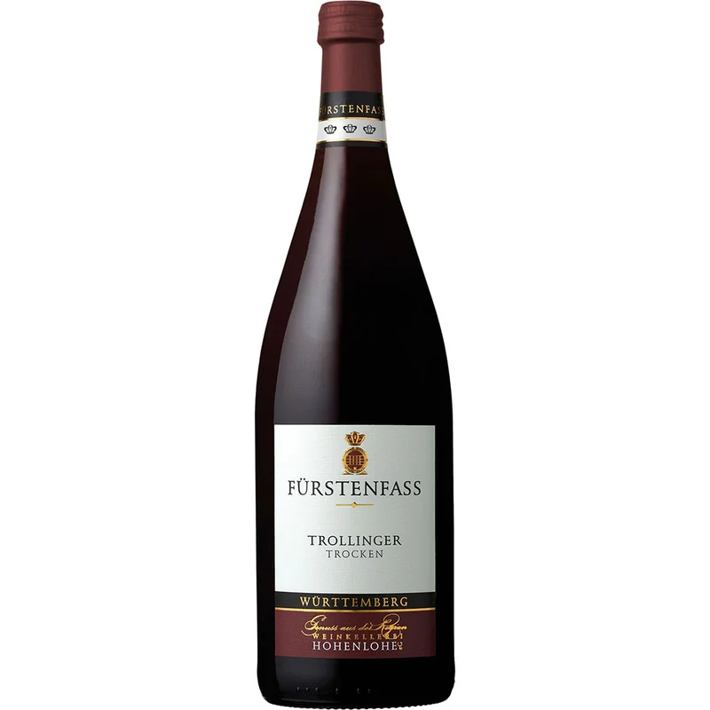 Weinkellerei Hohenlohe Verrenberger Lindelberg Trollinger QbA trocken 12x 1 Liter (MEHRWEG)