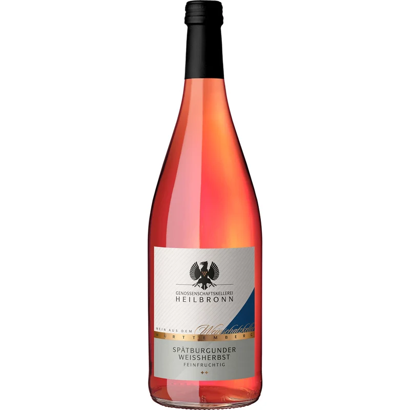 Genossenschaftskellerei Heilbronn Spätburgunder Weißherbst 12x 1 Liter (MEHRWEG)