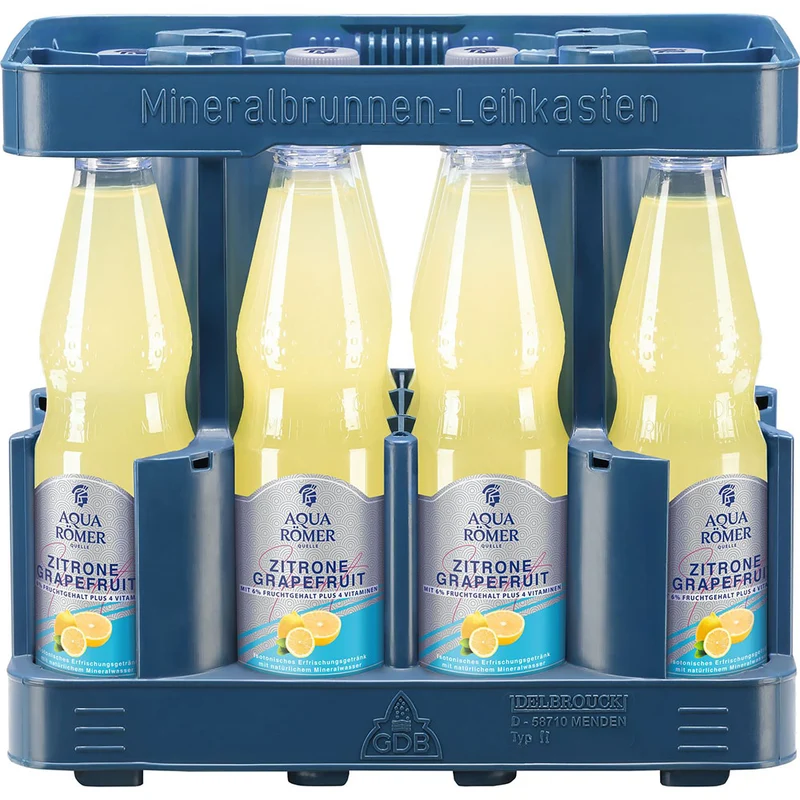 Aqua Römer ISO-SPORT Zitrone-Grapefruit PET 12x 0,5 Liter (MEHRWEG)