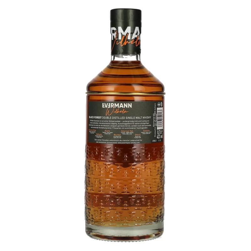 Evermann Wilhelm Black Forest Single Malt Whisky 42% Vol. 0,7l