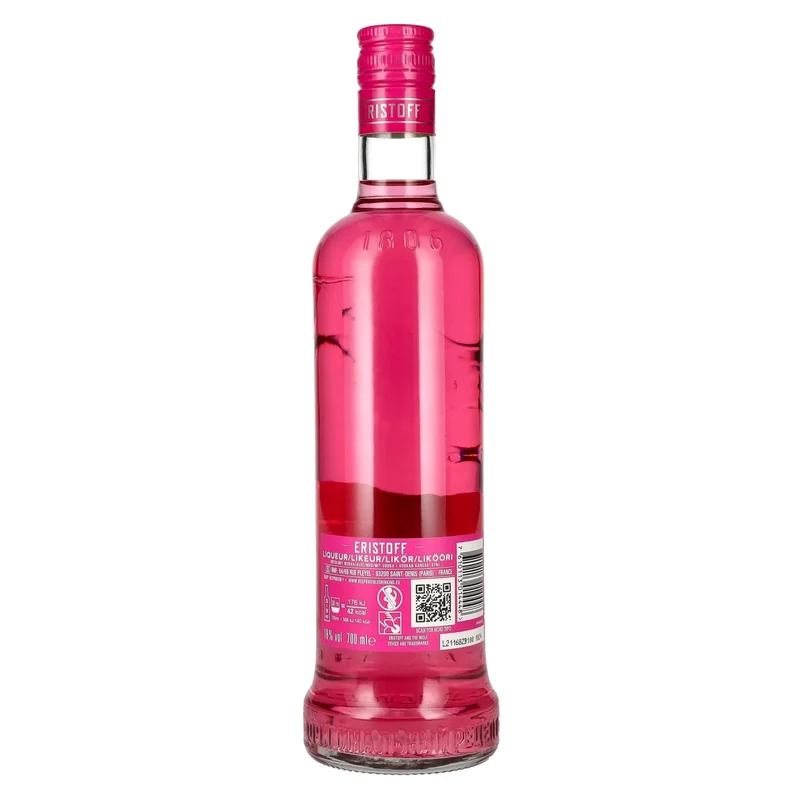 Eristoff PINK Strawberry Flavours & Vodka Liqueur 18% Vol. 0,7l