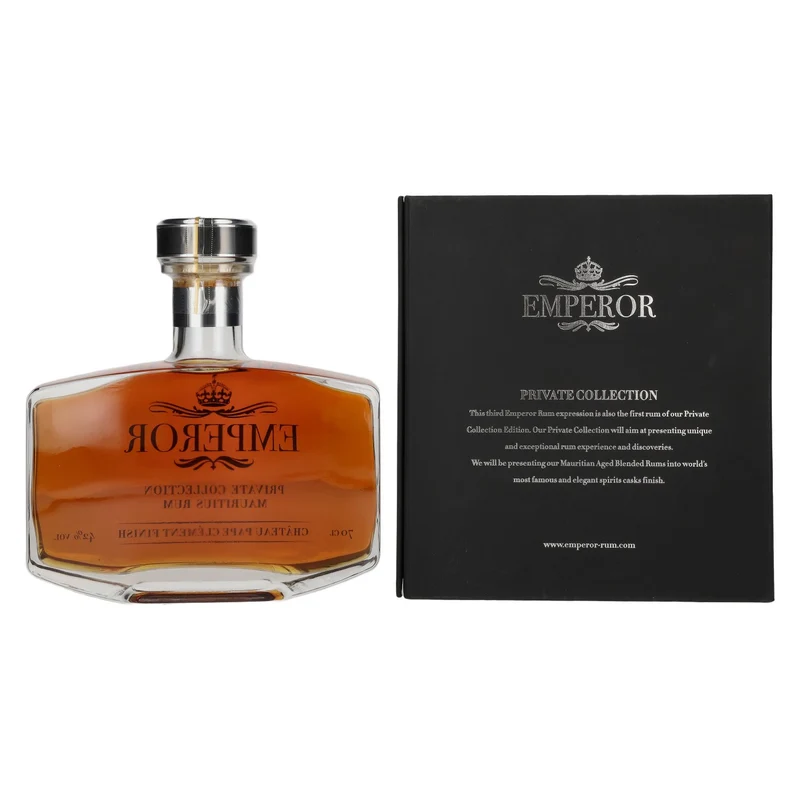 Emperor Mauritius Rum PRIVATE COLLECTION Château Pape Clément Finish 42% Vol. 0,7l in Geschenkbox