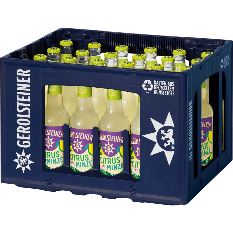 Gerolsteiner Citrus-Minze Limonade 24x 0,33 Liter (MEHRWEG)
