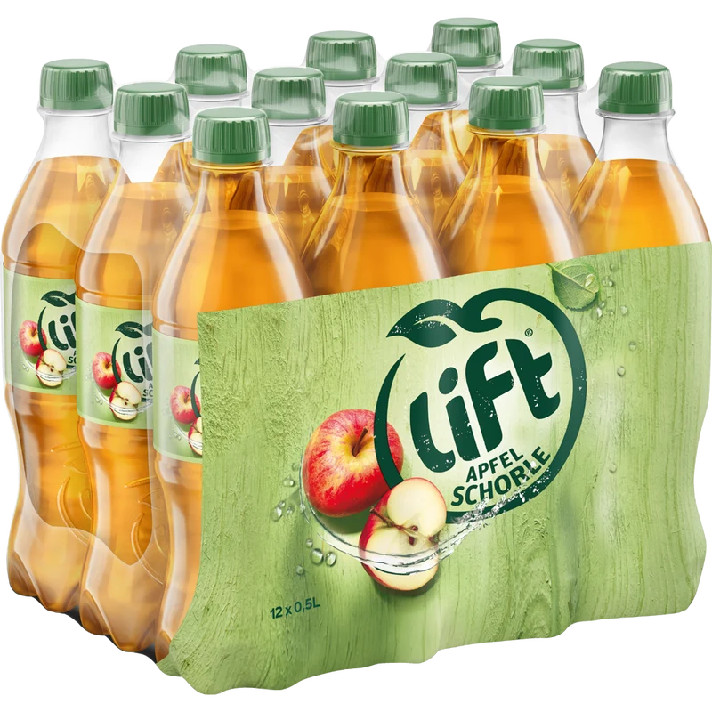 Lift Apfelschorle EW PET 12x 0,5 Liter (EINWEG)