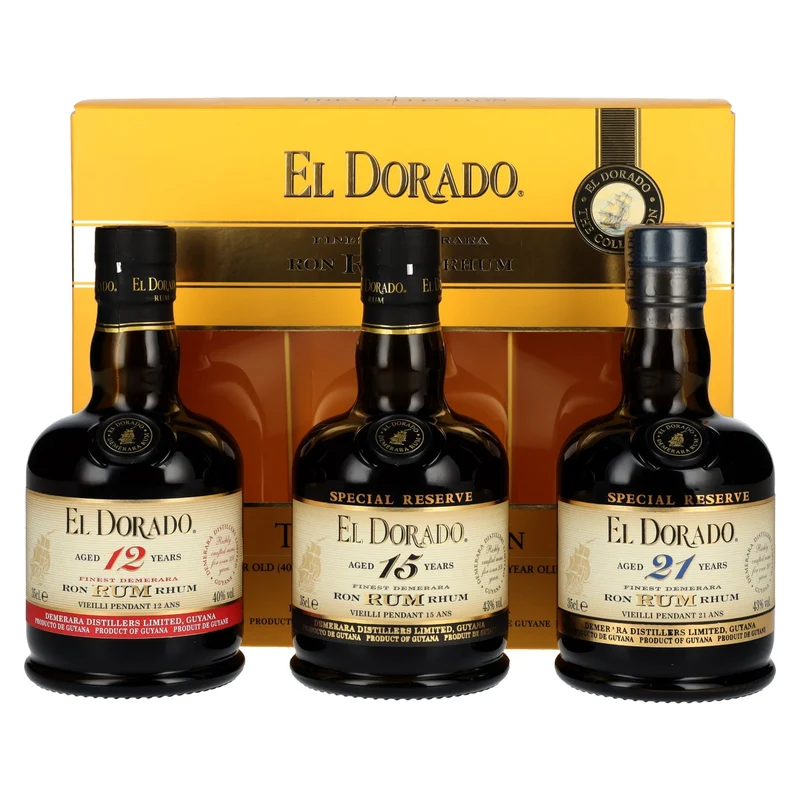 El Dorado The Collection Set 42% Vol. 3x0,35l in Geschenkbox