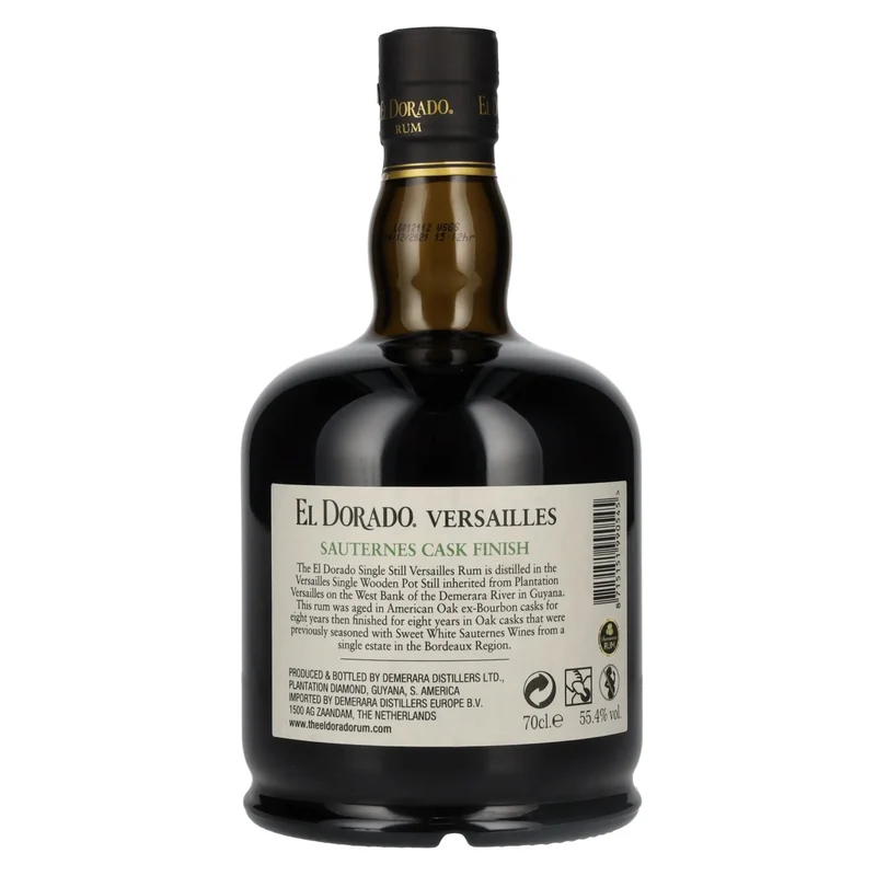 El Dorado Rum VERSAILLES Special Sauternes Casks 2005 55,4% Vol. 0,7l