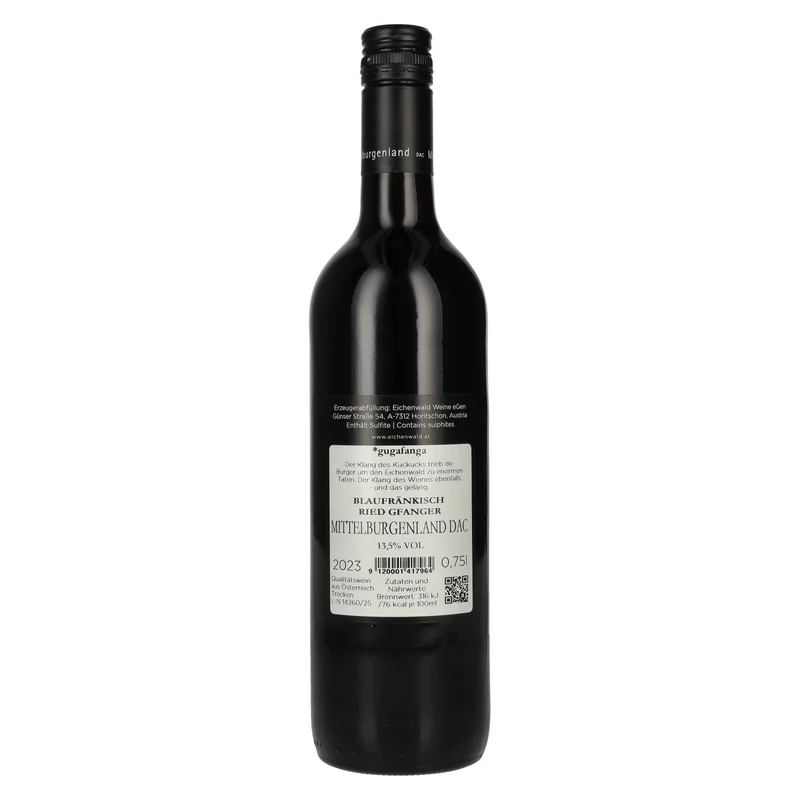 Eichenwald DER GUGAFANGA Blaufränkisch 2023 13,5% Vol. 0,75l