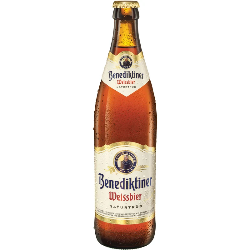 Benediktiner Weißbier Hell Naturtrüb 20x 0,5 Liter (MEHRWEG)