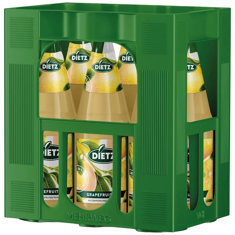 Dietz Grapefruitsaft 6x 1 Liter (MEHRWEG)