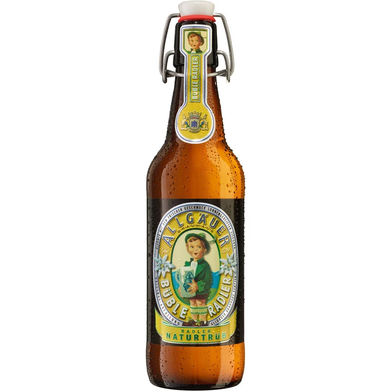 Allgäuer Büble Radler Naturtrüb 20x 0,5 Liter (MEHRWEG)