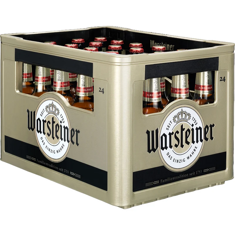 Warsteiner Pilsener Alkoholfrei 24x 0,33 Liter (MEHRWEG)