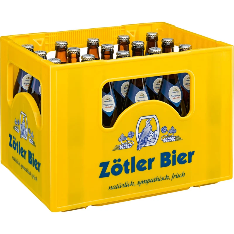 Zötler Hefeweizen alkoholfrei 20x 0,5 Liter (MEHRWEG)